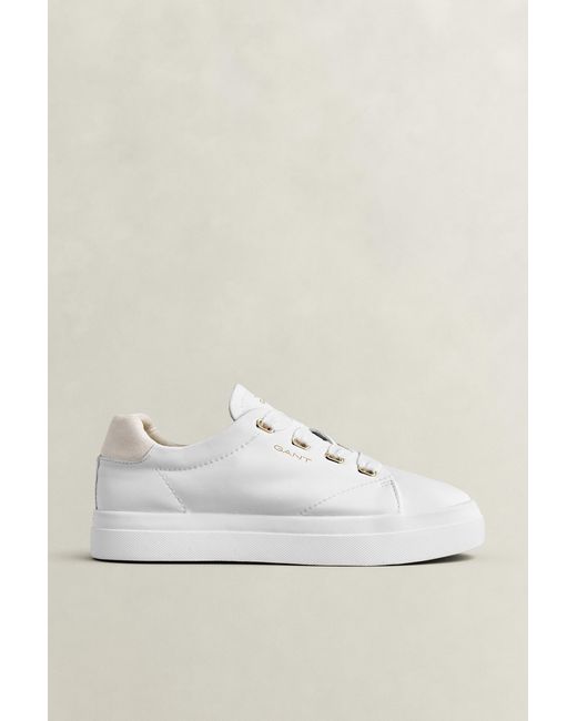 Gant Natural Avona Leather Sneakers