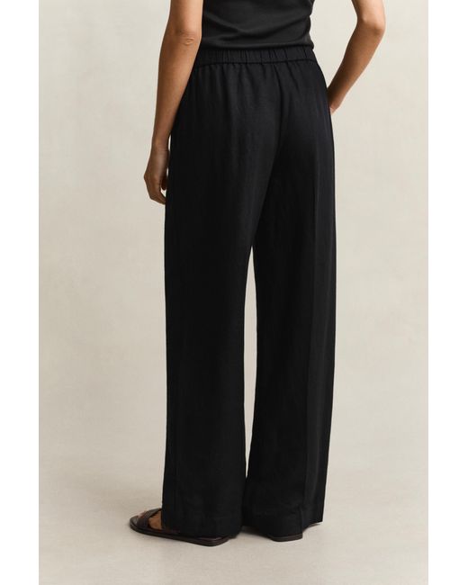 Gant Blue Linen Blend Pants