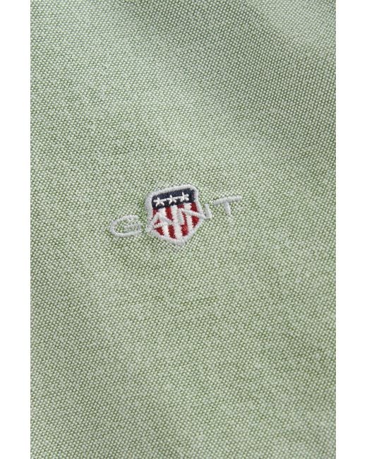 Gant Green Teens Teen Boys Shield Oxford Shirt Dark Moss for men