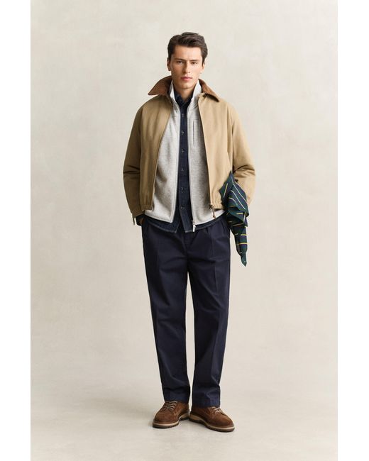 Gant Blue Fleece Vest for men