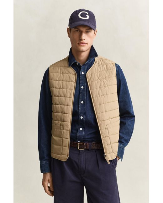 Gant Natural Double Jacket Light Taupe for men