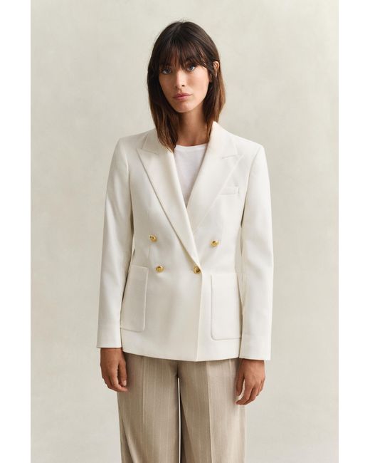 Gant Natural Club Blazer Cream