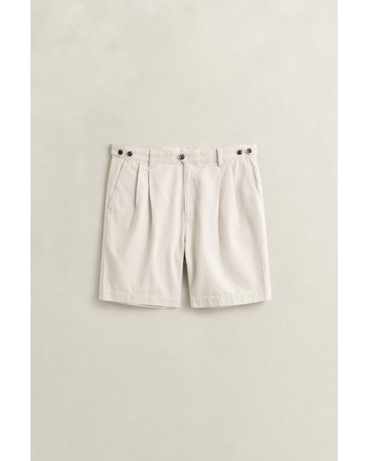 Gant Natural Canvas Chino Shorts for men
