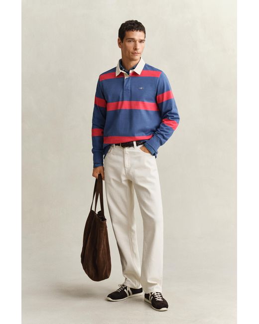 Gant Blue Striped Rugger for men