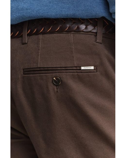 Gant Black Regular Fit Smart Chinos for men
