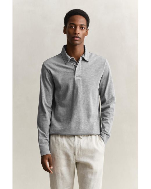 Gant Gray Washed Heavy Rugger for men