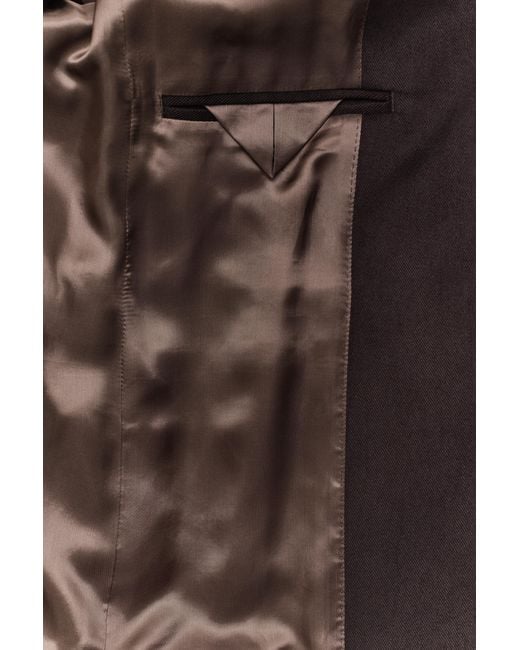 Gant Black Twill Velvet Club Blazer Deep
