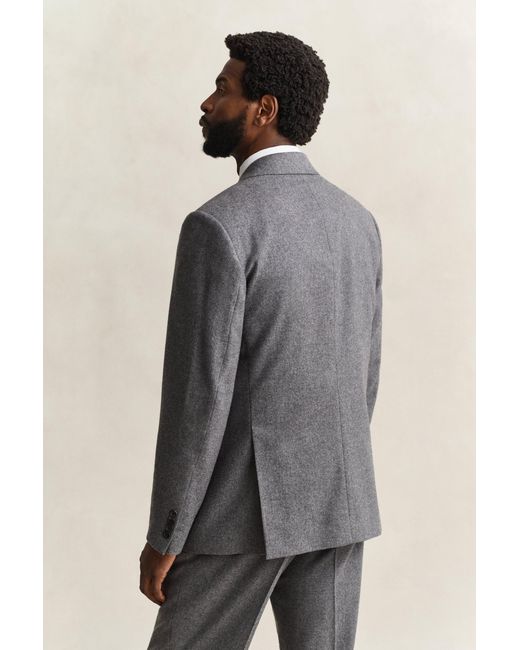 Gant Gray Cashmere Suit Jacket for men