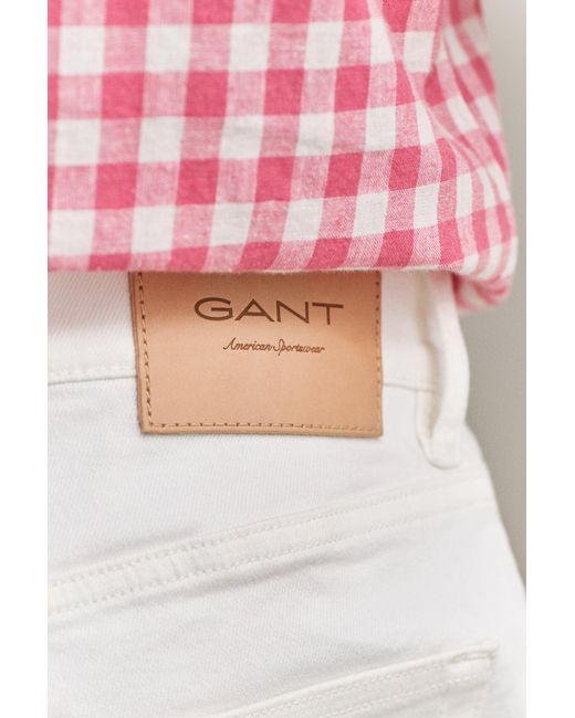 Gant Pink Jeans Eggshell for men
