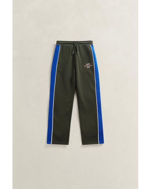 Gant Blue Teens Teen Boys Color Block Sweatpants Dark Moss for men