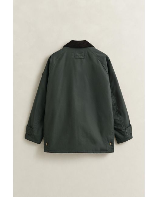 Gant Green Waxed Barn Jacket Woody for men