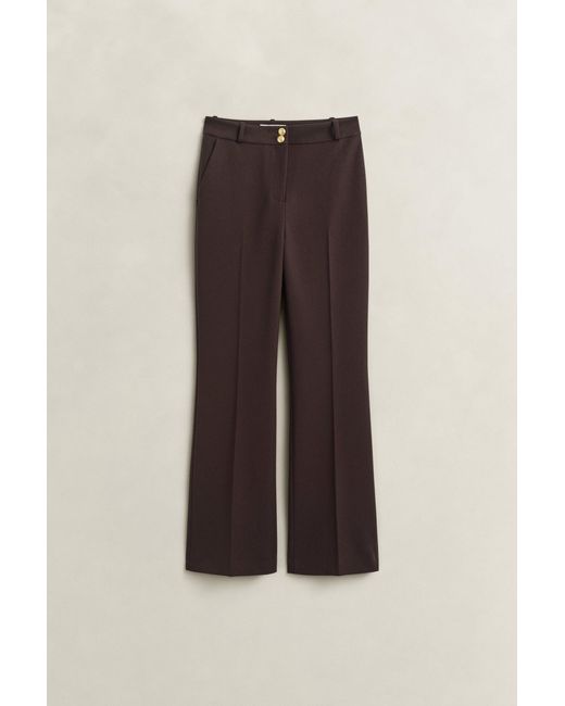 Gant Natural Flared Nautical Pants Deep
