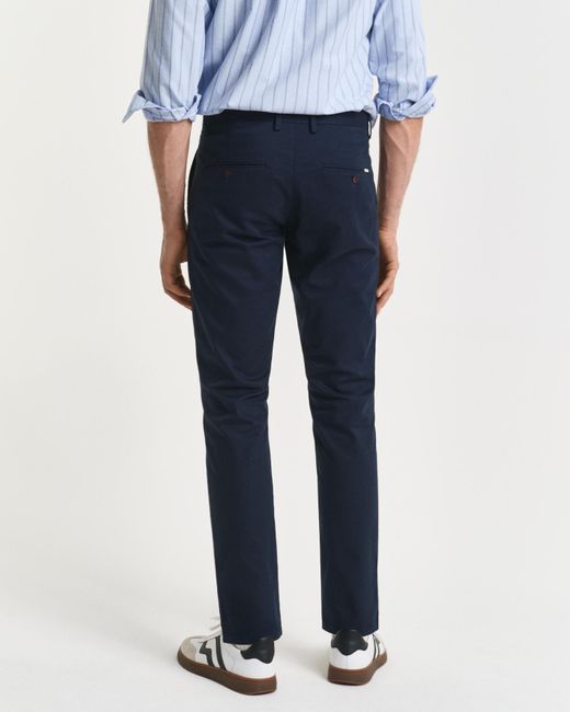 Gant Blue Slim Fit Chinos for men