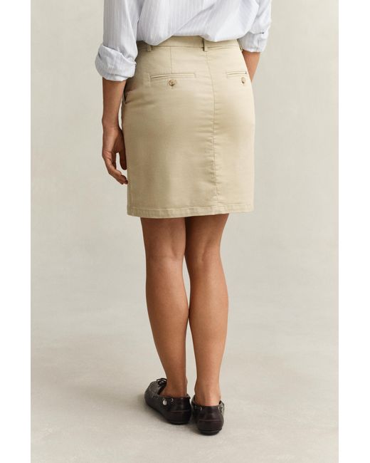 Gant Natural Chino Skirt