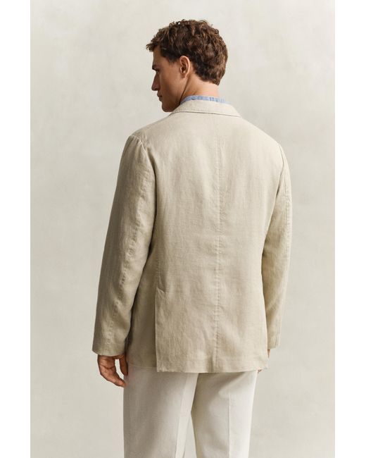 Gant Natural Linen Blazer for men