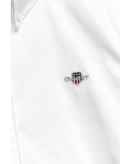 Gant Natural Teens Teen Boys Shield Oxford Shirt for men