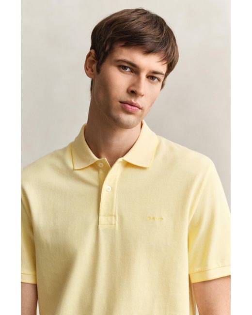 Gant Natural Two-Toned Polo Shirt for men