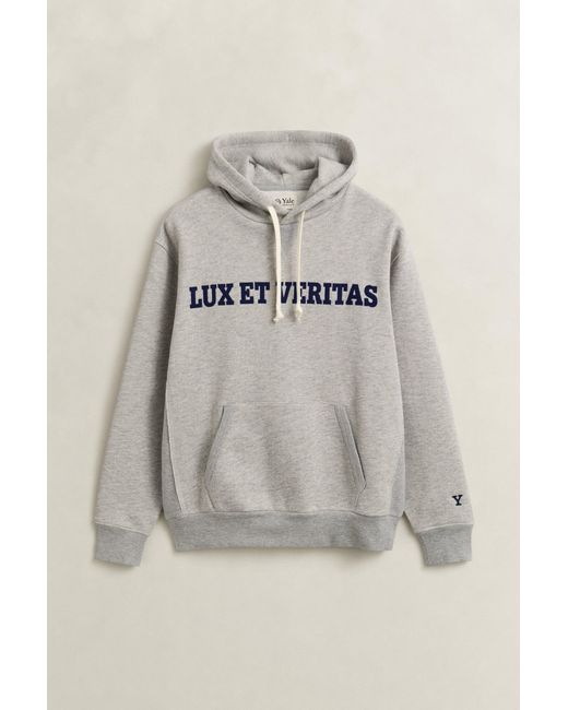 Gant Natural X Yale Hoodie Melange for men
