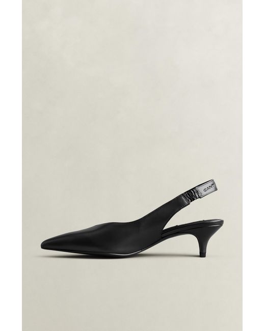 Gant Black Tillbye Leather Heels