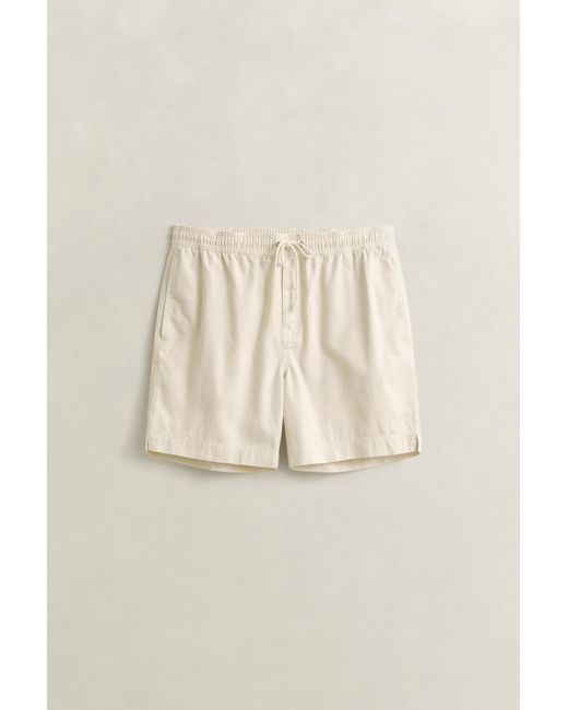 Gant Natural Sunfaded Shorts Cream for men