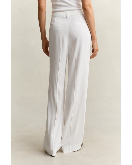 Gant Natural Tailored Crepe Pants
