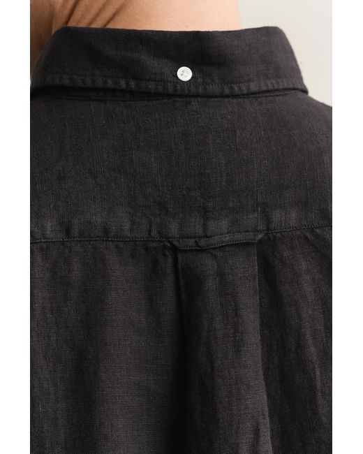 Gant Black Linen Shirt for men