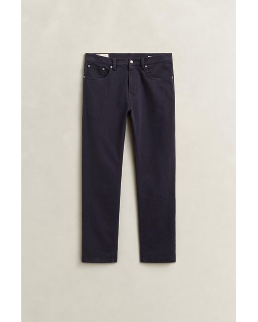 Gant Blue Regular Fit Twill Jeans Evening for men