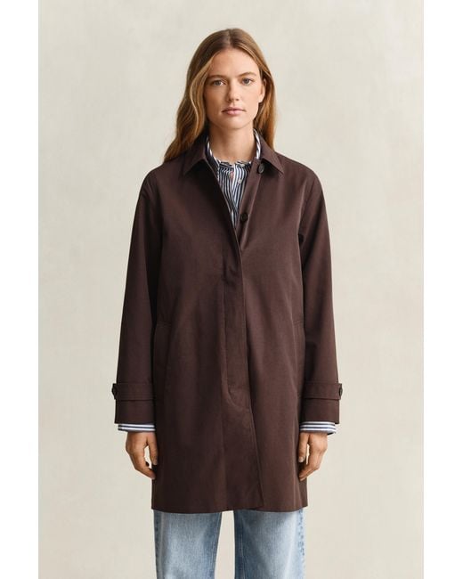 Gant Brown Car Coat Deep
