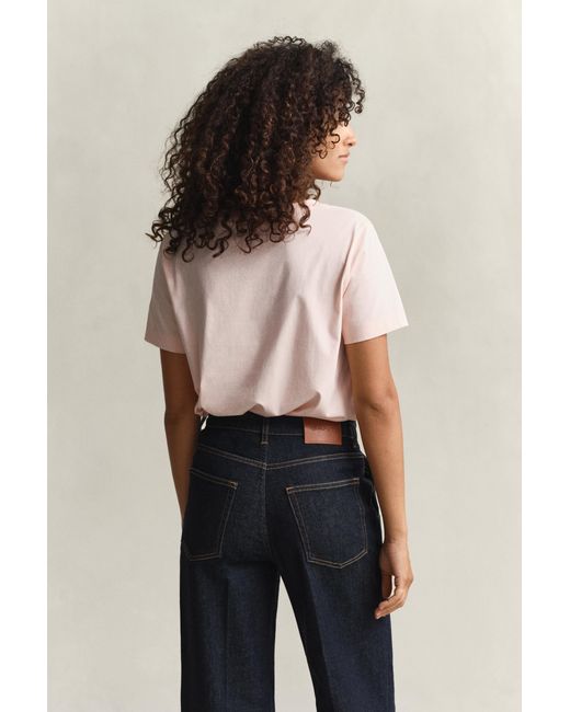 Gant Multicolor Shield V-Neck T-Shirt