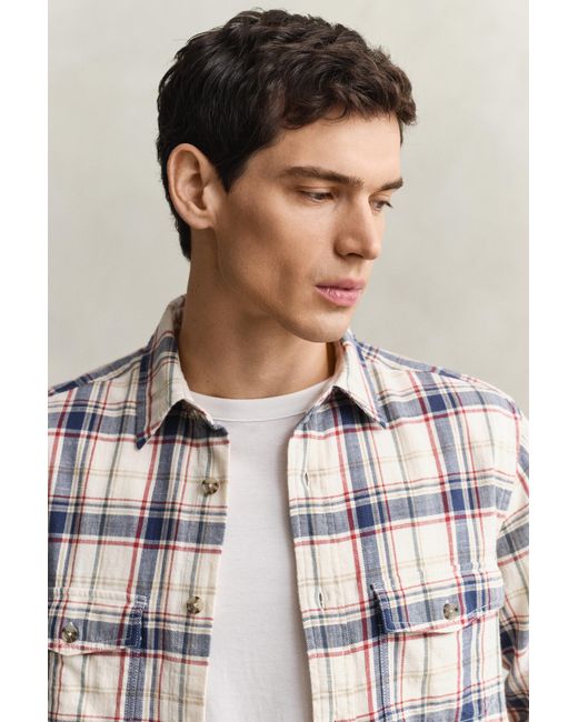 Gant Natural Twill Patch Pocket Shirt for men