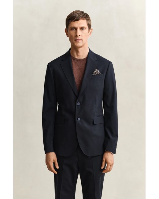 Gant Blue Suit Jacket Evening for men