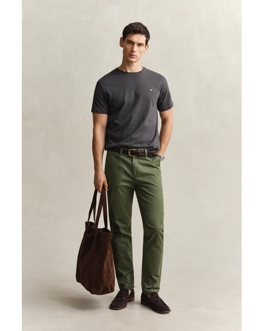 Gant Multicolor Slim Fit Smart Chinos for men