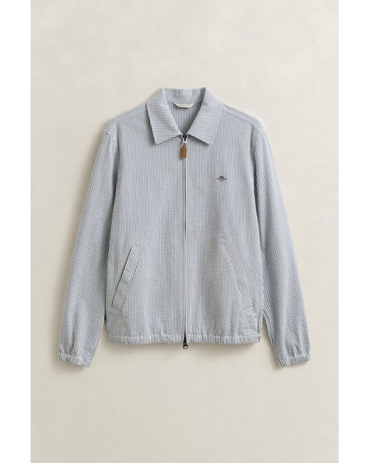 Gant Multicolor Seersucker Windcheater Jacket for men