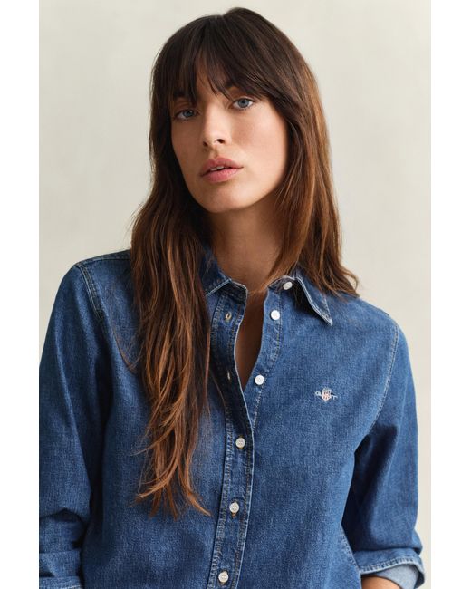 Gant Blue Denim Shirt