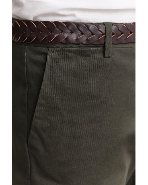 Gant Black Regular Fit Smart Chinos Dark Moss for men
