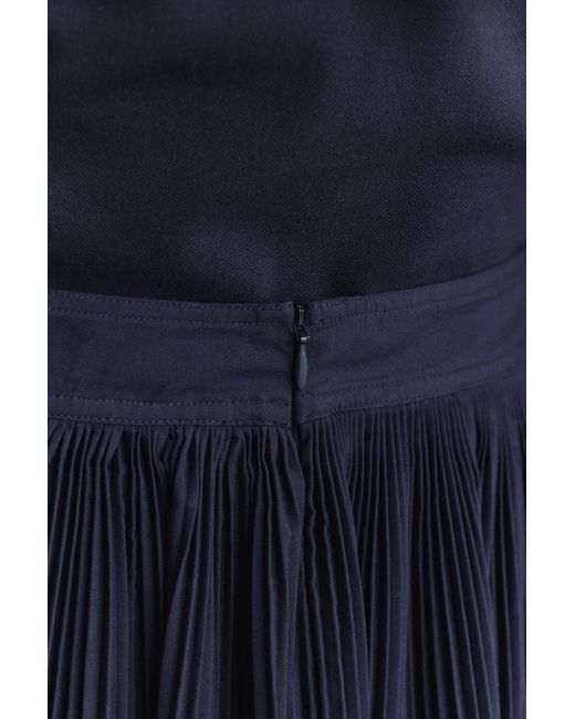 Gant Blue Pleated Skirt Evening
