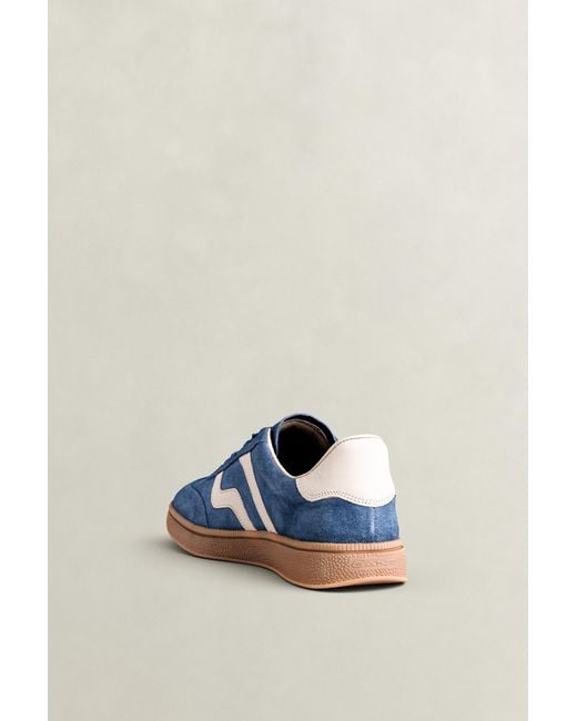 Gant Blue Cuzmo Suede Sneakers for men