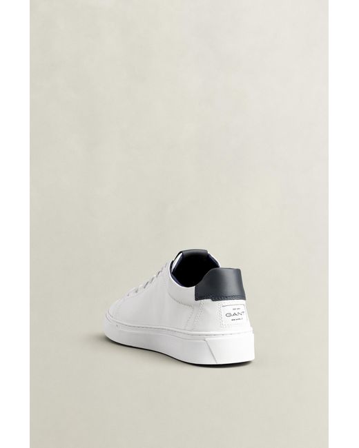 Gant White Mcjulien Leather Sneakers Rich for men