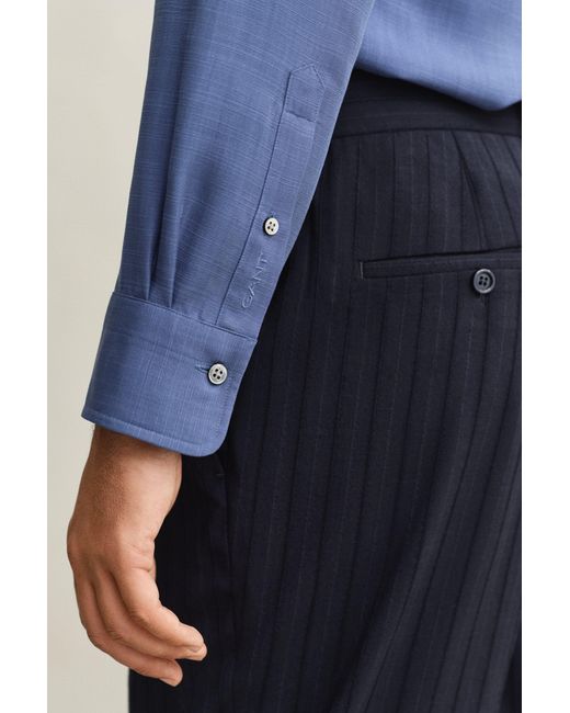 Gant Blue Lyocell Shirt for men
