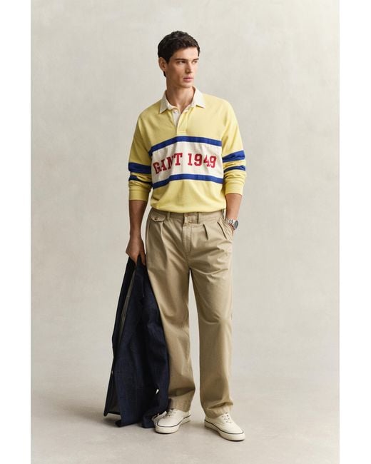 Gant Natural Cotton Twill Chinos Woody for men