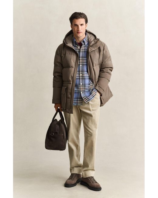 Gant Brown Down Parka for men