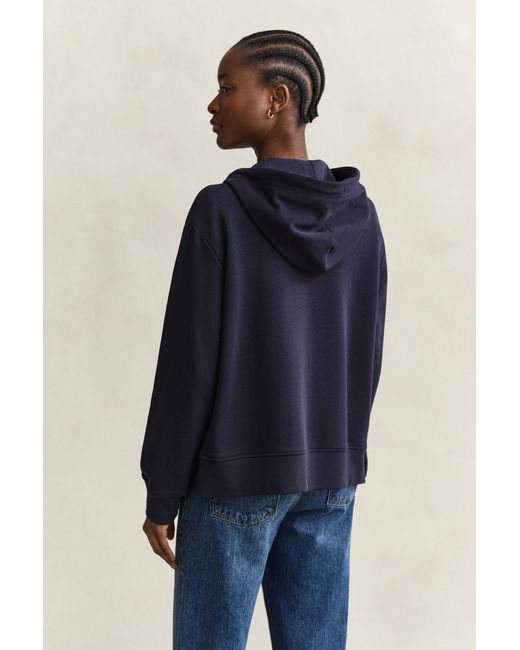 Gant Blue Shield Zip Hoodie