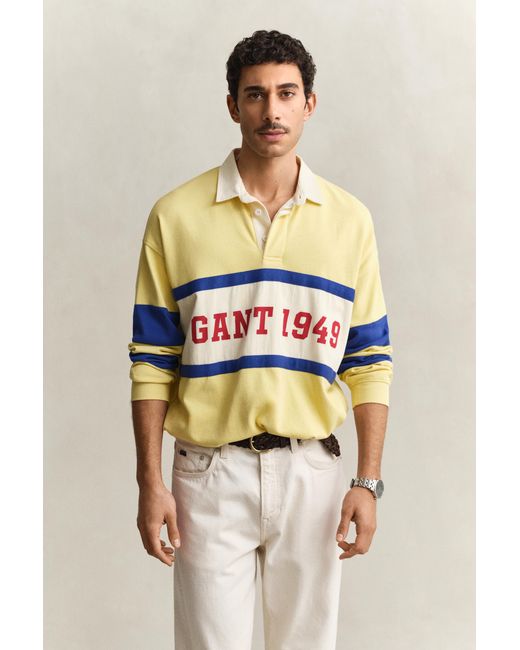 Gant Multicolor Long Sleeve Rugger for men