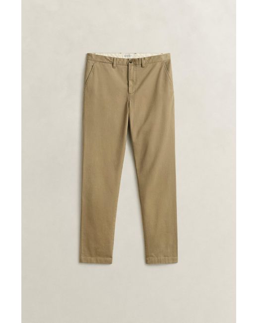 Gant Natural Slim Fit Comfort Chinos Light Taupe for men