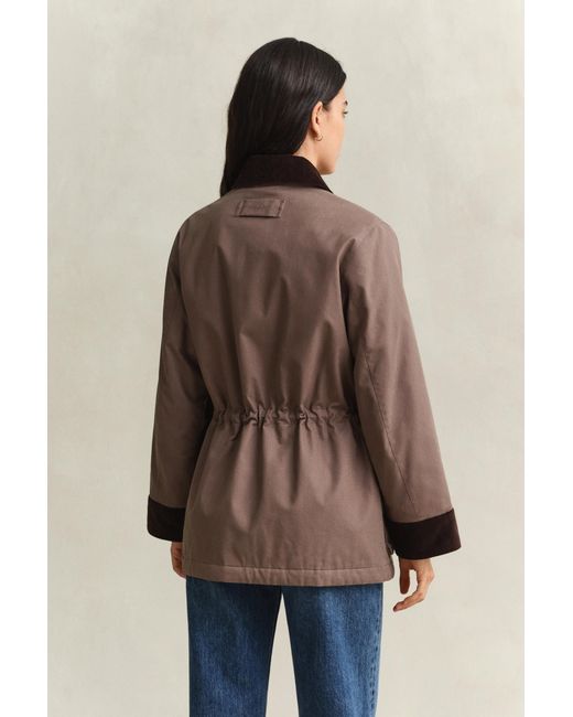 Gant Brown Waxed Barn Jacket