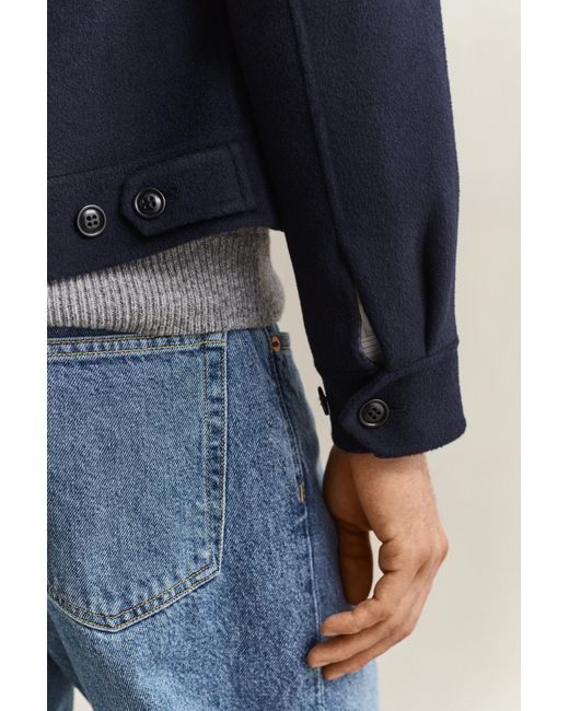 Gant Blue Handstitched Jacket Evening for men