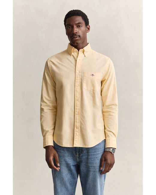 Gant Blue Classic Regular Oxford Shirt for men