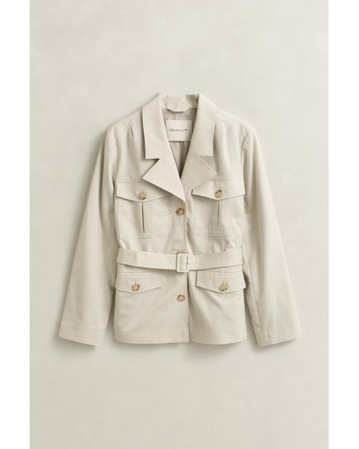Gant Natural Belted Utility Jacket