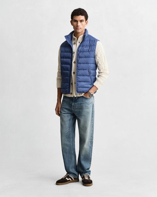Gant Blue Light Down Vest for men