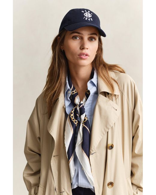 Gant Natural Chain Silk Scarf Evening